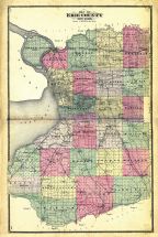 Erie County Map, Erie County 1880